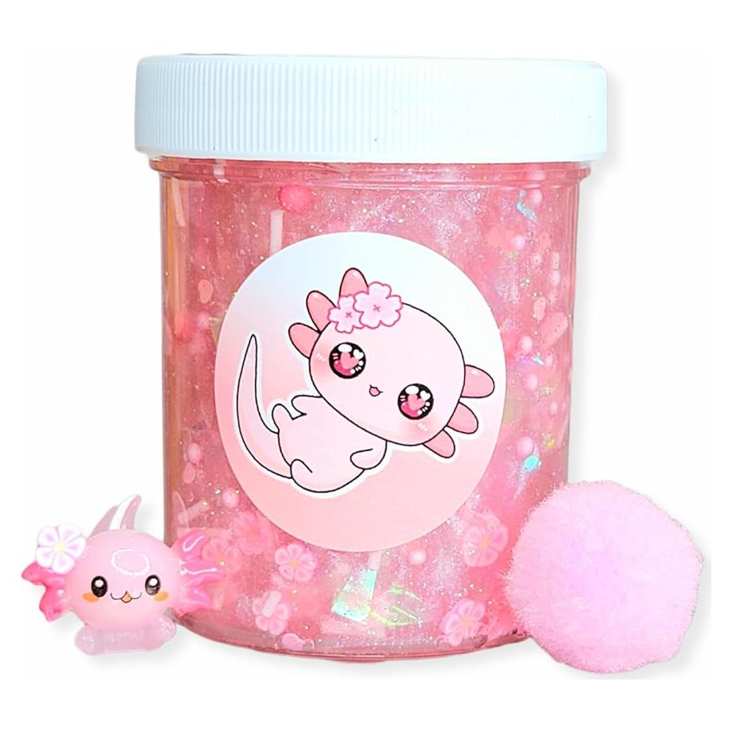 Limo Hecho a Mano Hoshimi Pinky Axolote 113g Sin Aroma