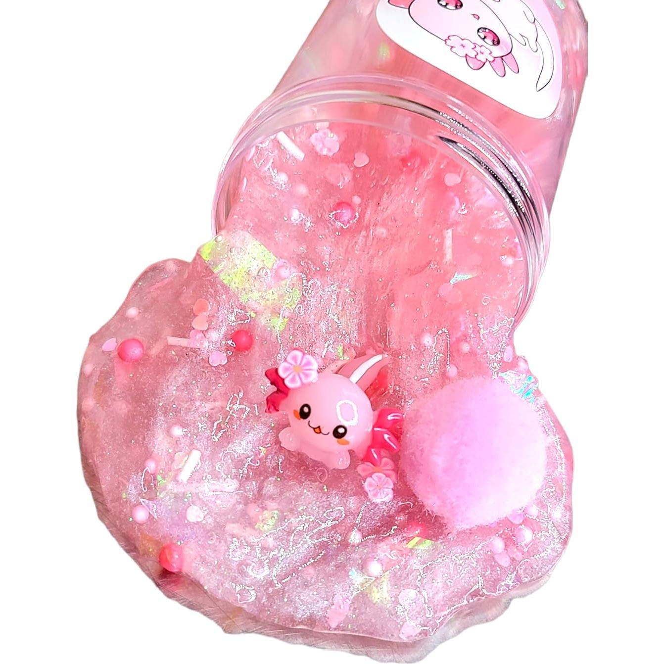 Limo Hecho a Mano Hoshimi Pinky Axolote 113g Sin Aroma