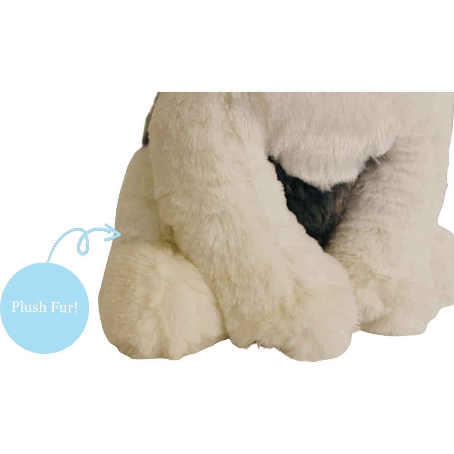 Animal de Peluche Lobo Arrow con Libro Infantil 33 cm