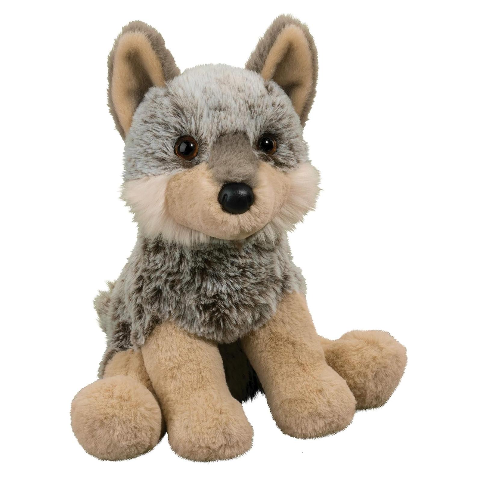 Peluche Lobo Suave Douglas Albie 28 cm Realista