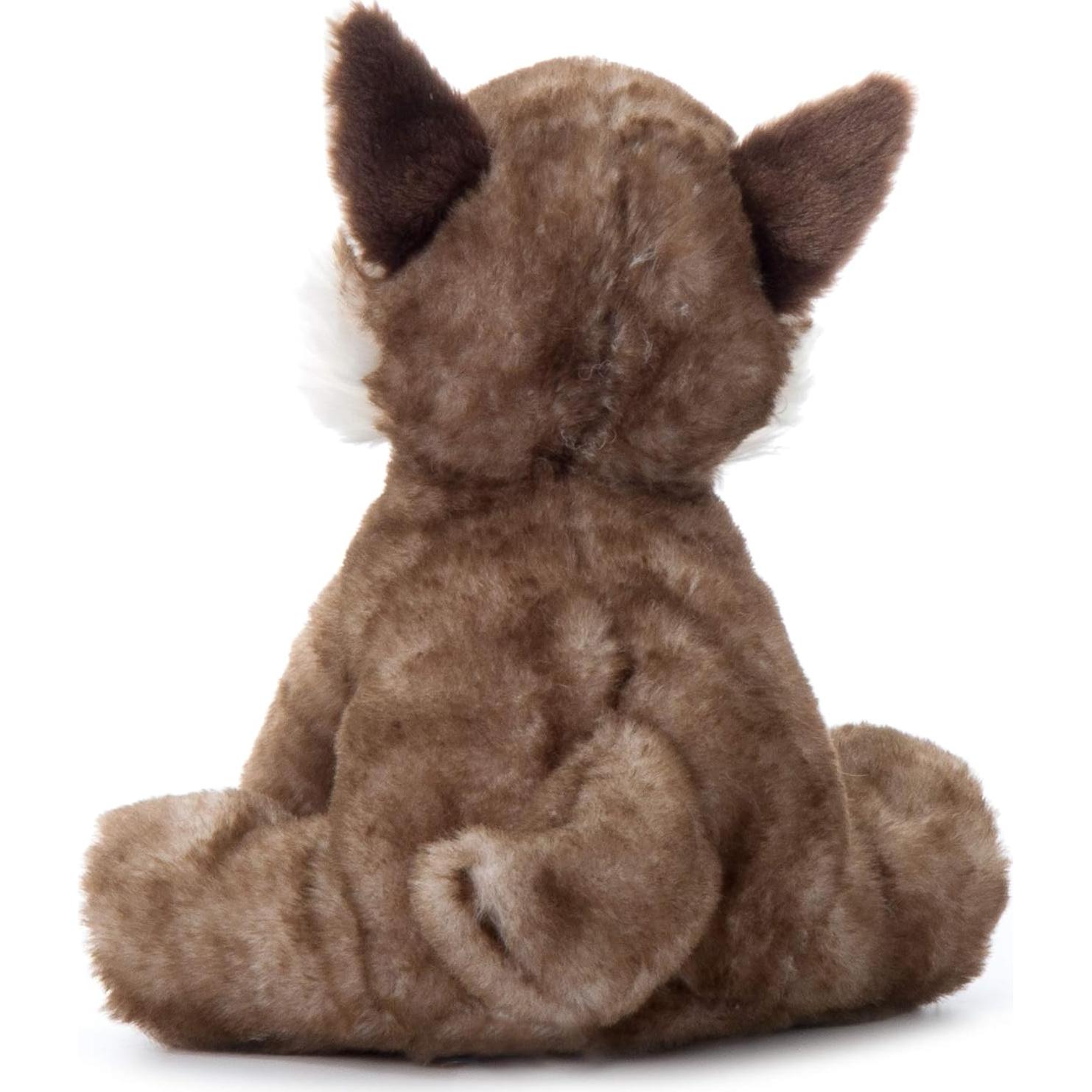 Peluche Lobo de Madera El Zoológico de Caricias 20 cm