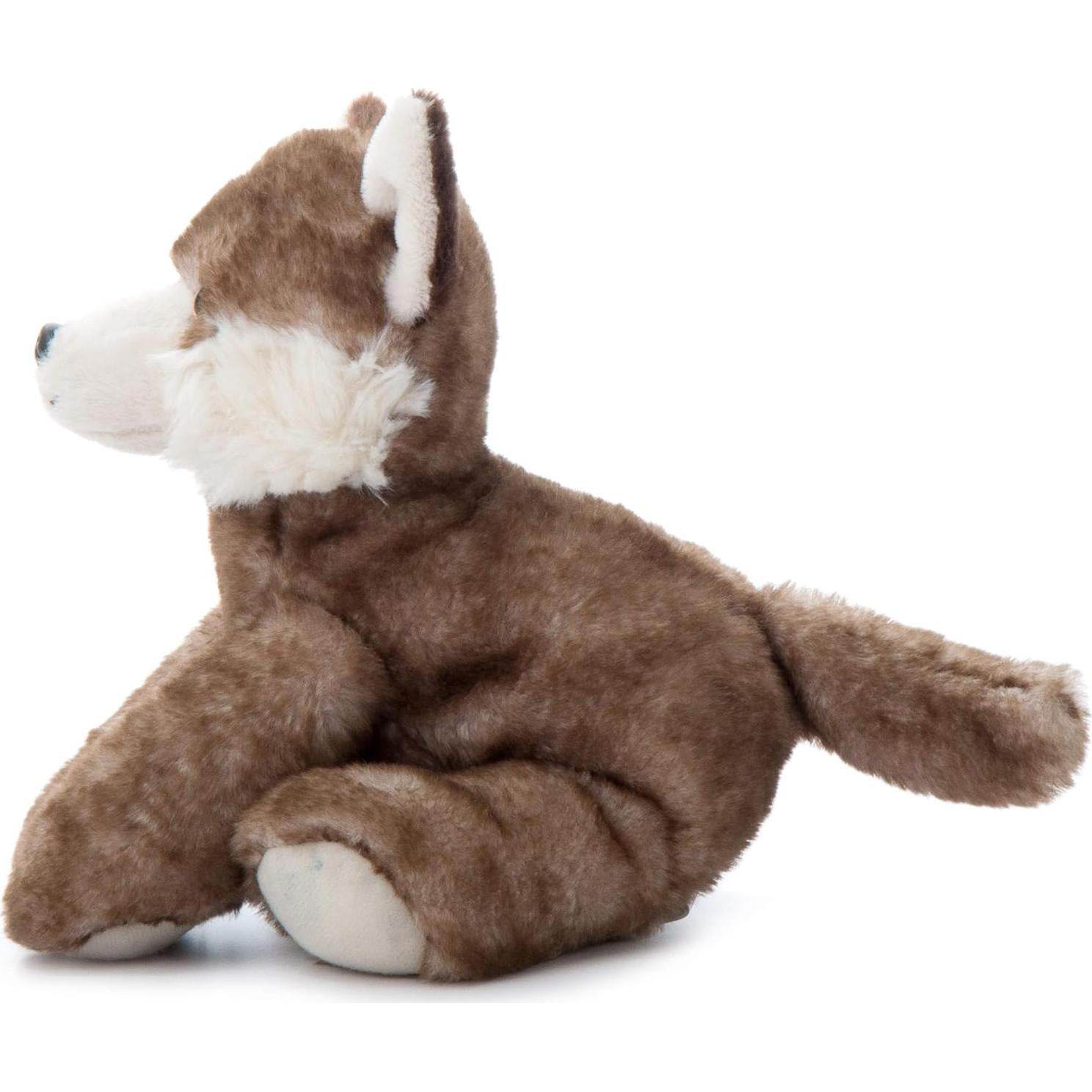 Peluche Lobo de Madera El Zoológico de Caricias 20 cm