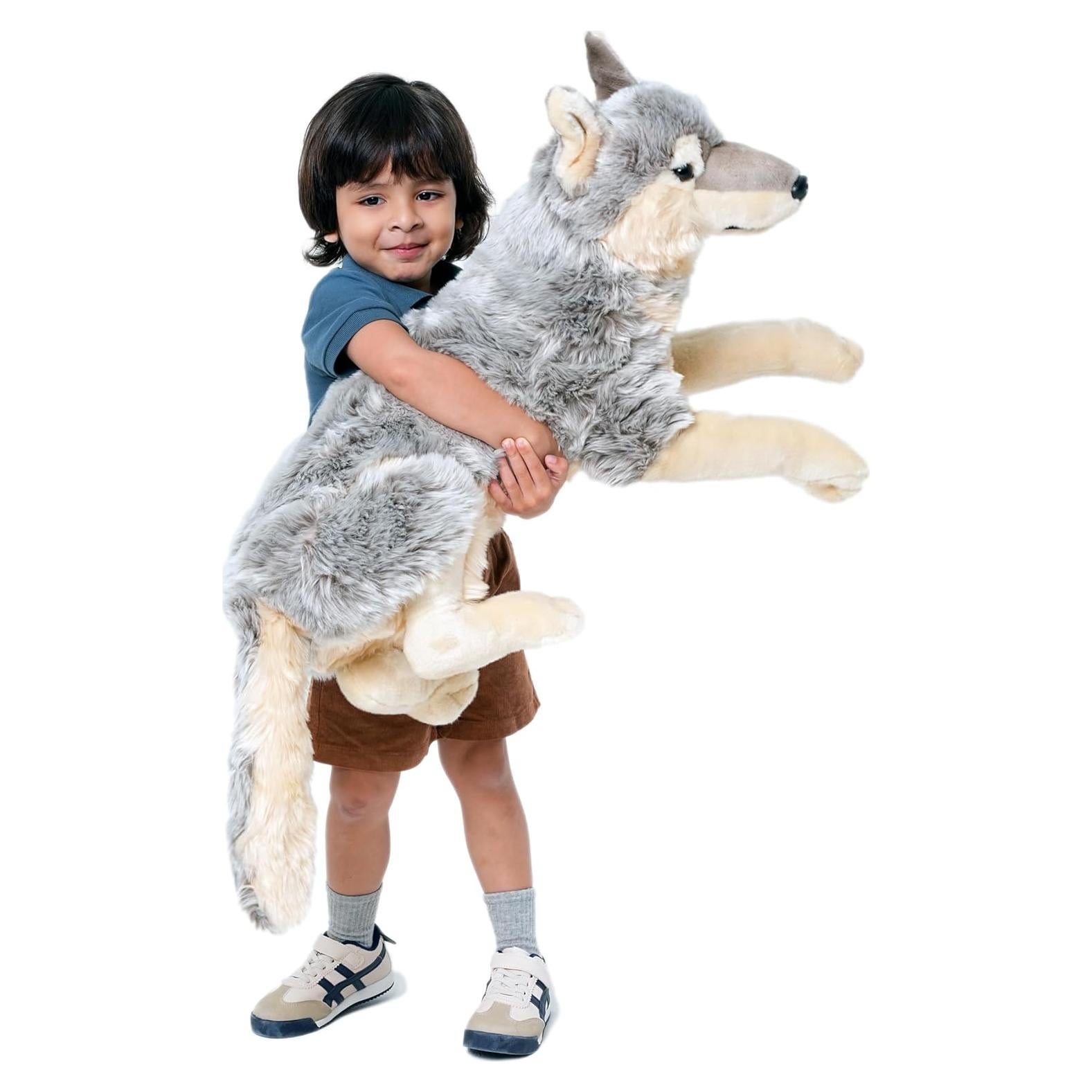 Peluche Lobo Winry VIAHART 68.58 cm Suave y Seguro