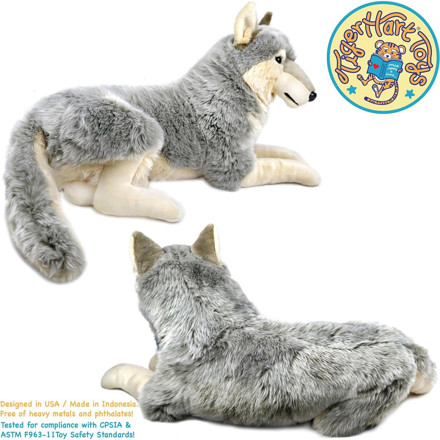 Peluche Lobo Winry VIAHART 68.58 cm Suave y Seguro