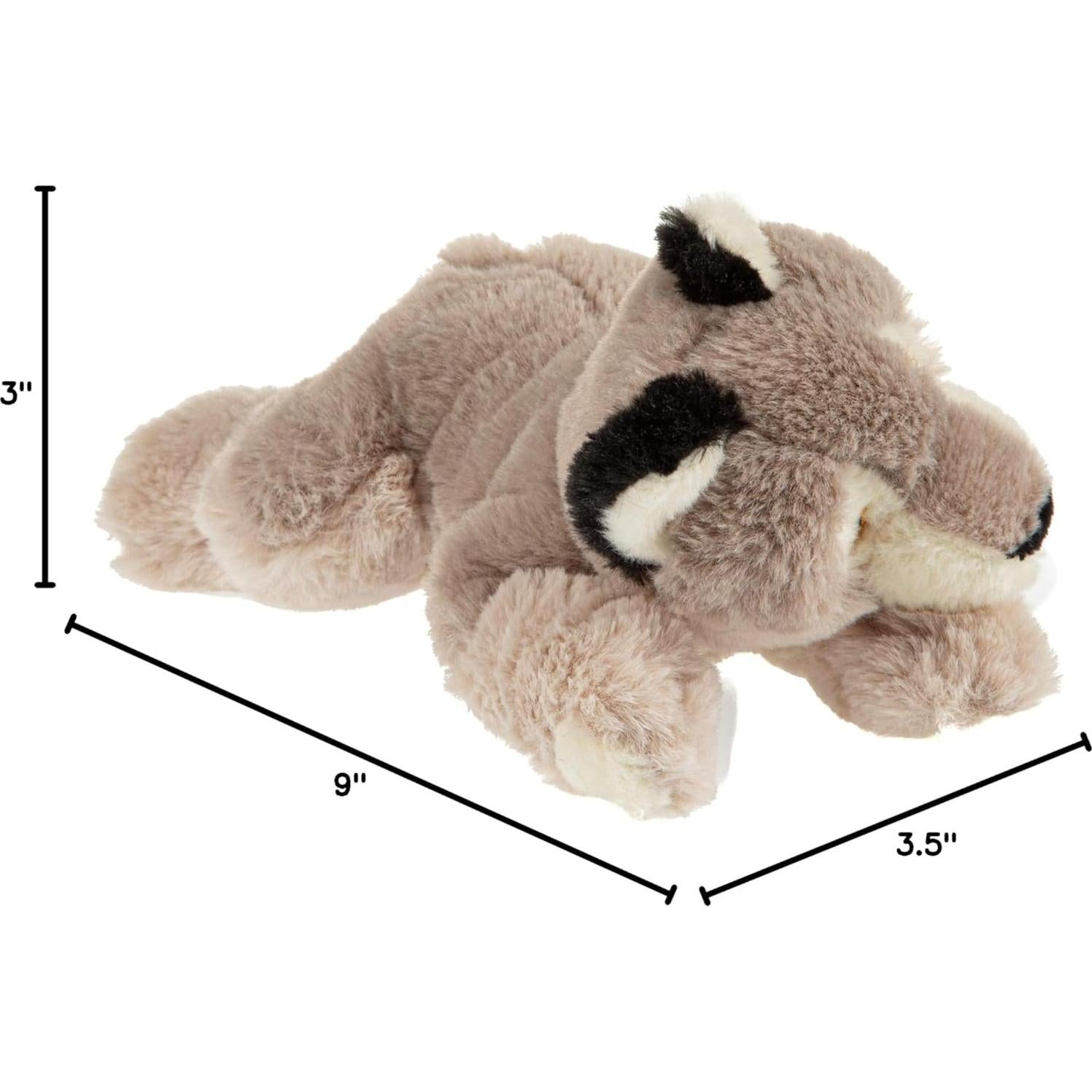 Peluche EcoKins Lobo Wild Republic 20 cm Hecho de Plástico Reciclado