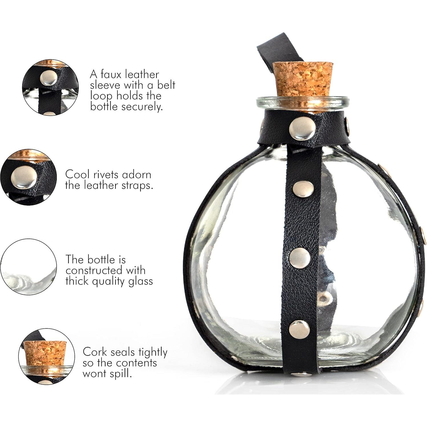 Botella de Poción Mágica Skeleteen con Asa de Transporte