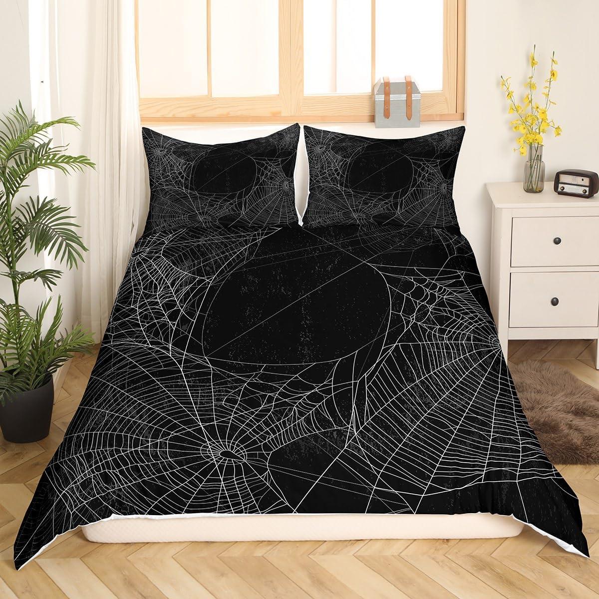 Juego de Funda de Edredón Individual Castle Fairy Tela Araña