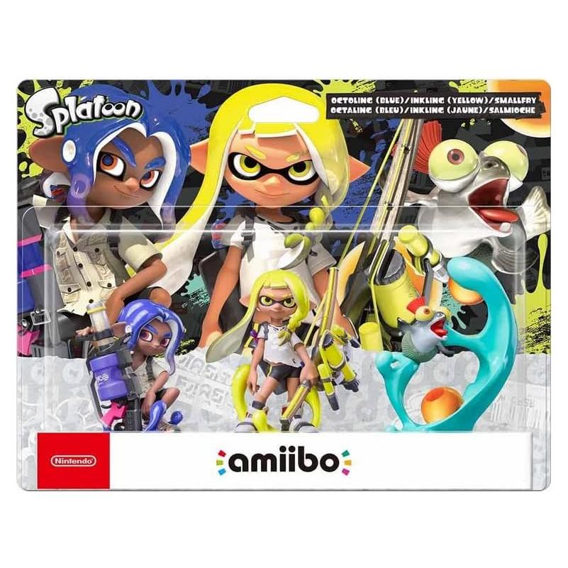 Paquete Triple amiibo Inkling, Octoling y Smallfry Splatoon 3