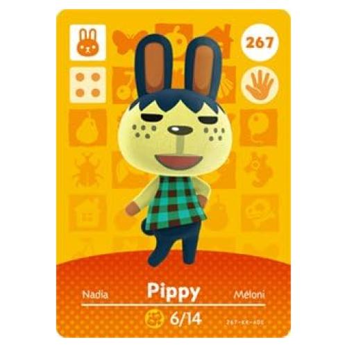 Tarjeta Amiibo Nintendo Animal Crossing Pippy Serie 3