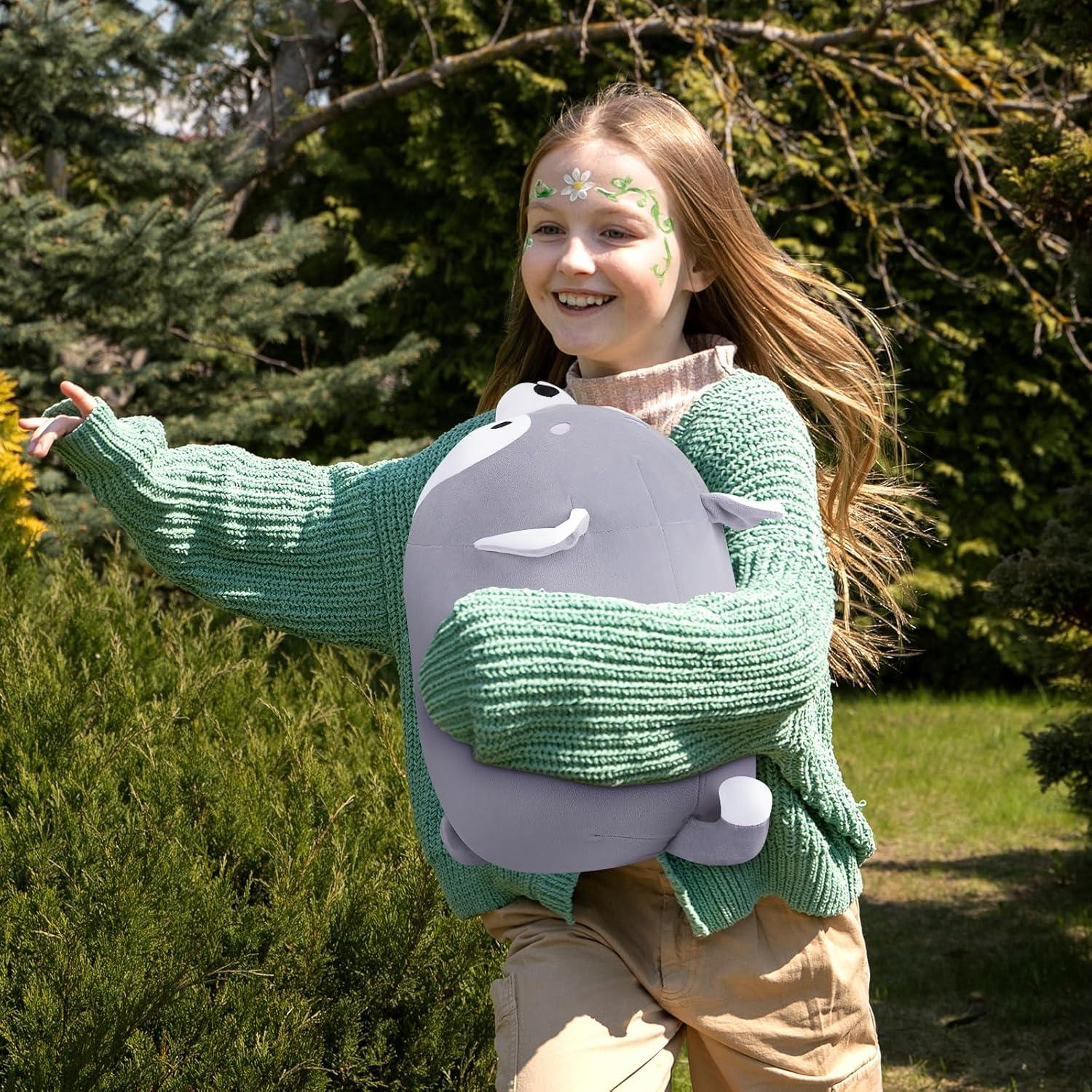 Peluche Husky Achwishap 34.8 cm Suave y Kawaii para Niños