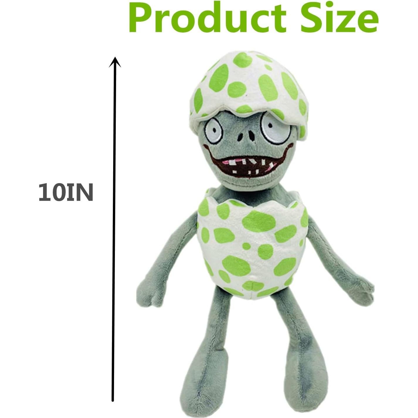 3 Juguetes de Peluche Plantas vs Zombies BASHERISE - Regalo Ideal