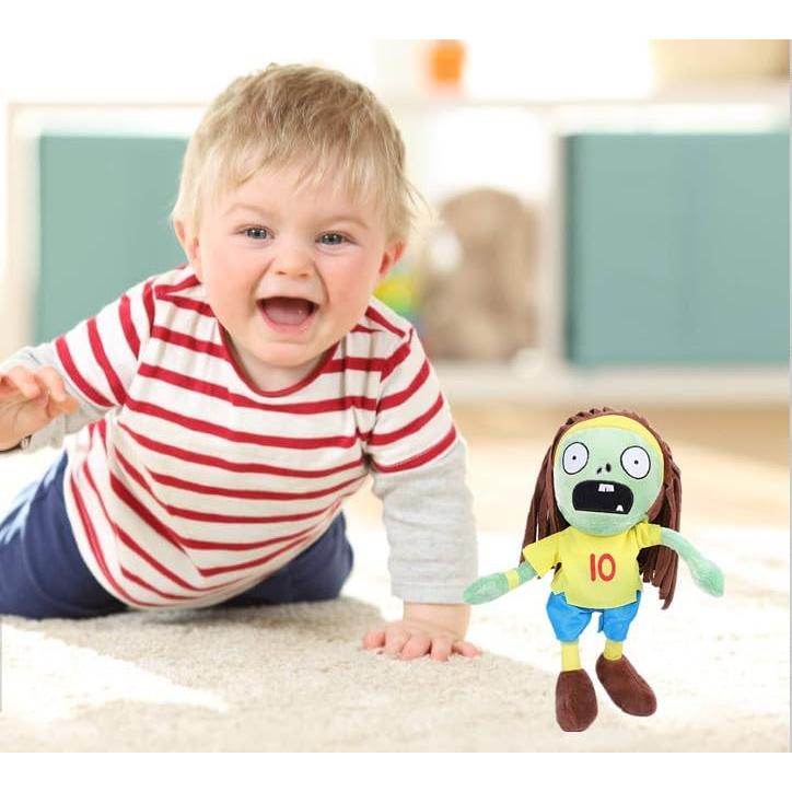 3 Juguetes de Peluche Plantas vs Zombies BASHERISE - Regalo Ideal