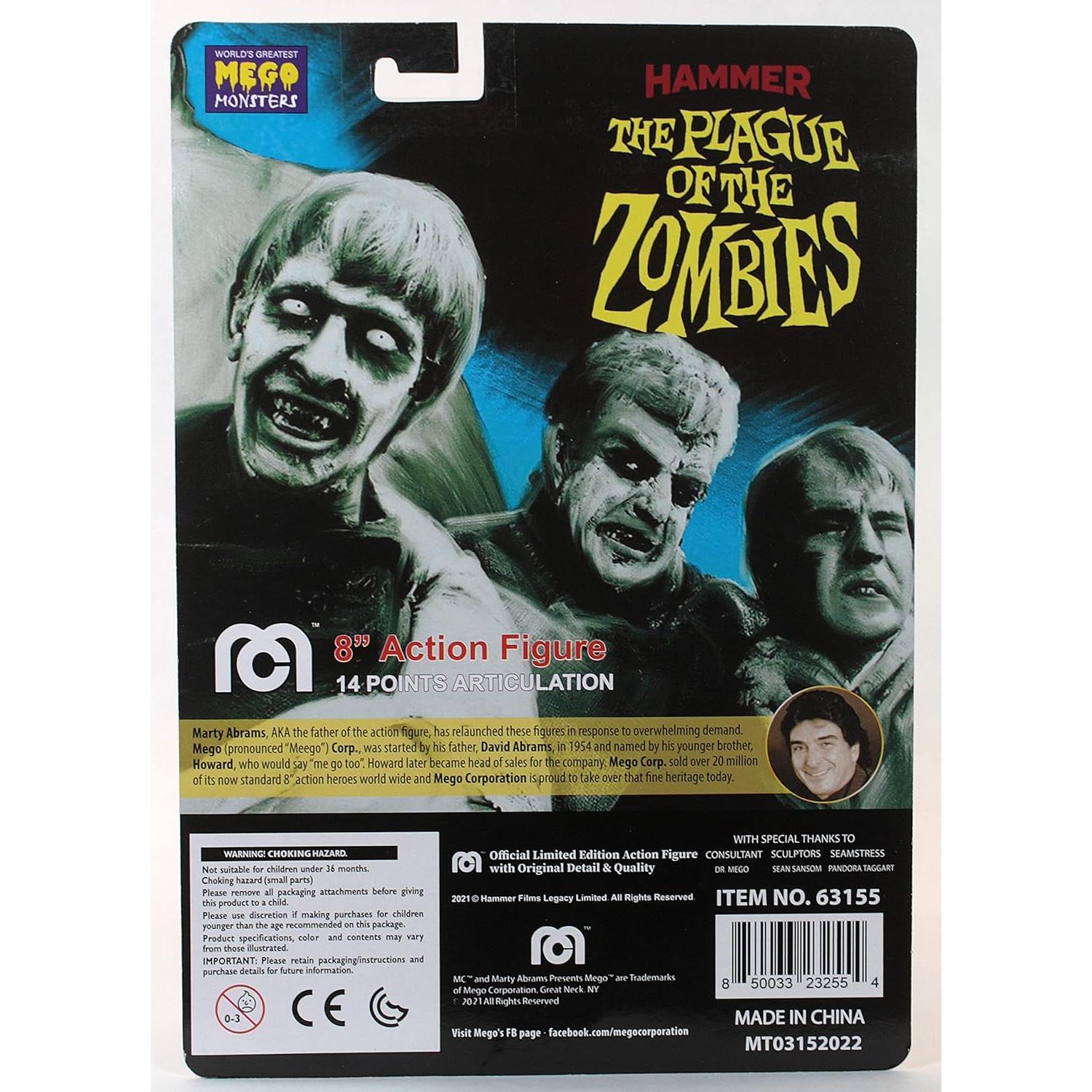 Figura de Acción Zombie Hammer Mego 20 cm Articulada