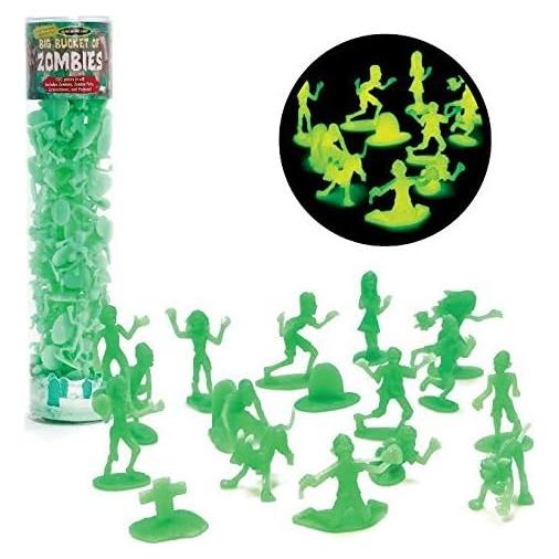 Figuras de Acción Zombis SCS Direct - 100 Piezas que Brillan