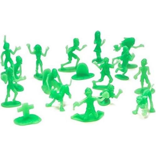 Figuras de Acción Zombis SCS Direct - 100 Piezas que Brillan