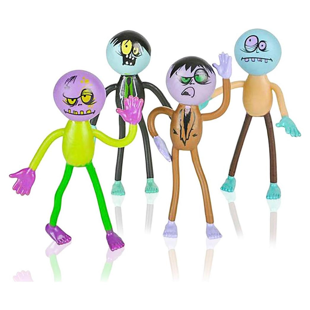 ArtCreativity Juguetes Zombie Flexibles 12 Piezas 9.5 cm