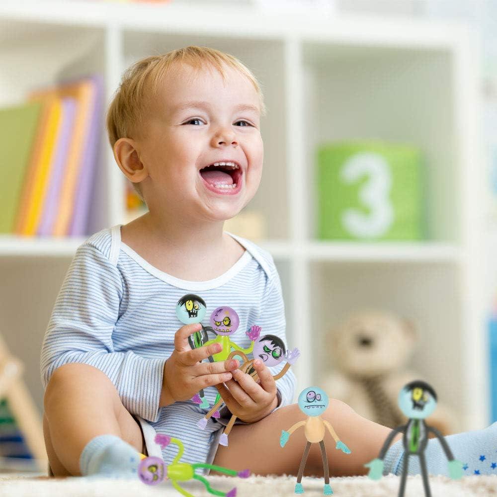 ArtCreativity Juguetes Zombie Flexibles 12 Piezas 9.5 cm