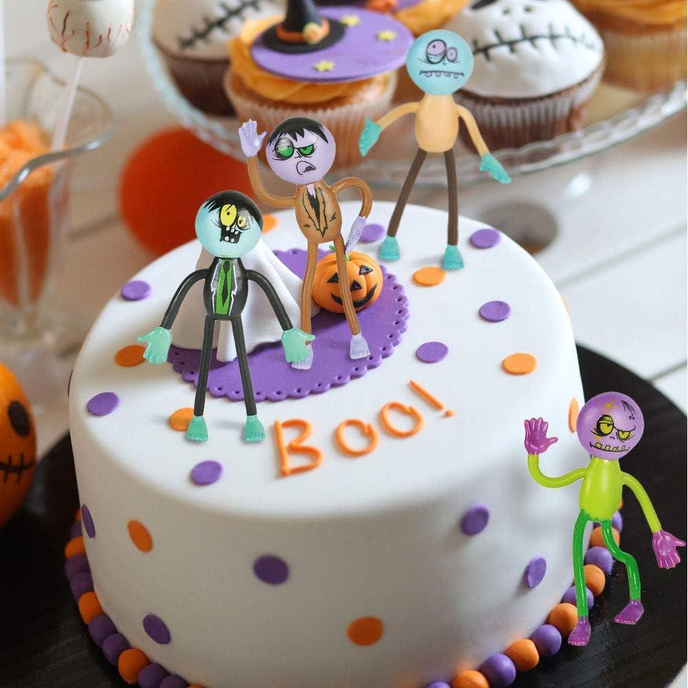 ArtCreativity Juguetes Zombie Flexibles 12 Piezas 9.5 cm