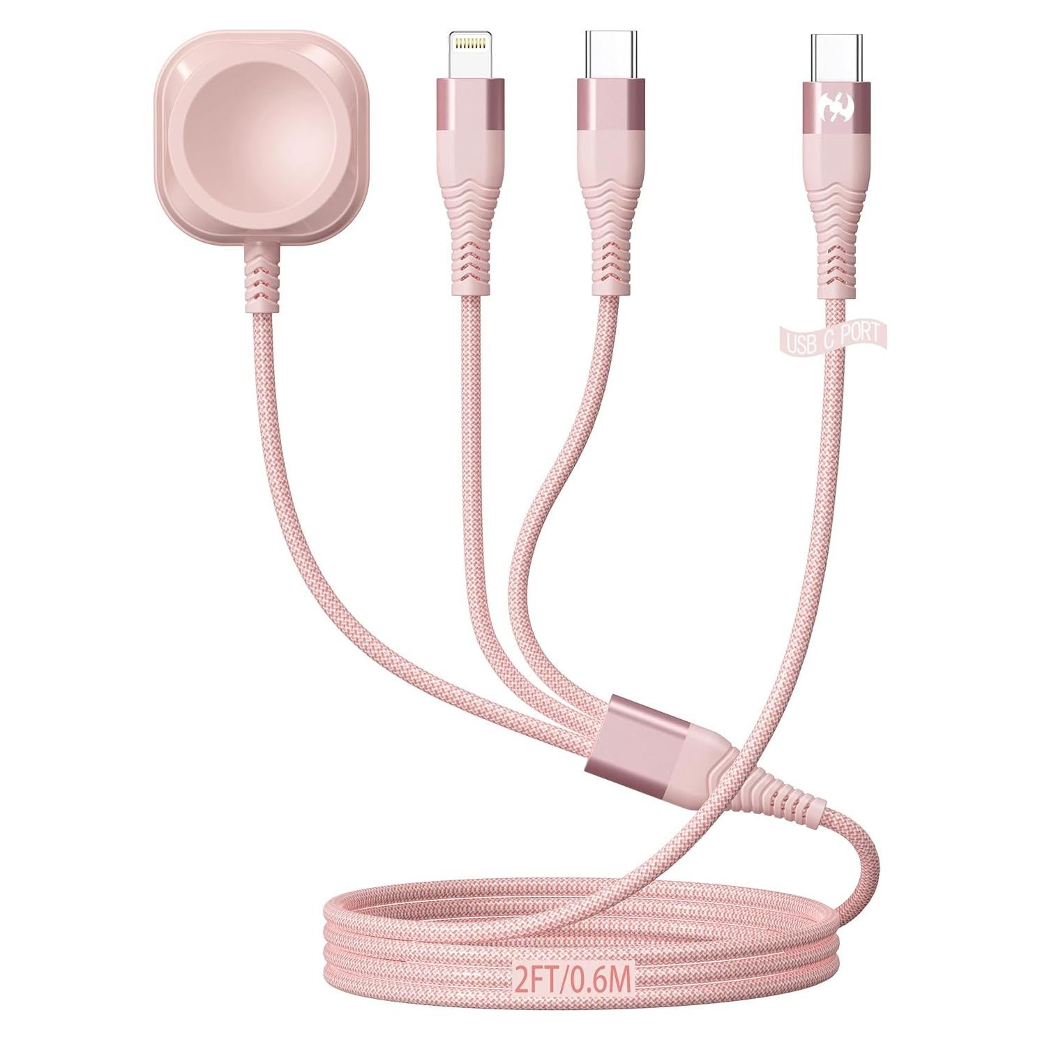 Cable de Carga 3 en 1 Xnewcable USB C para iPhone y iWatch