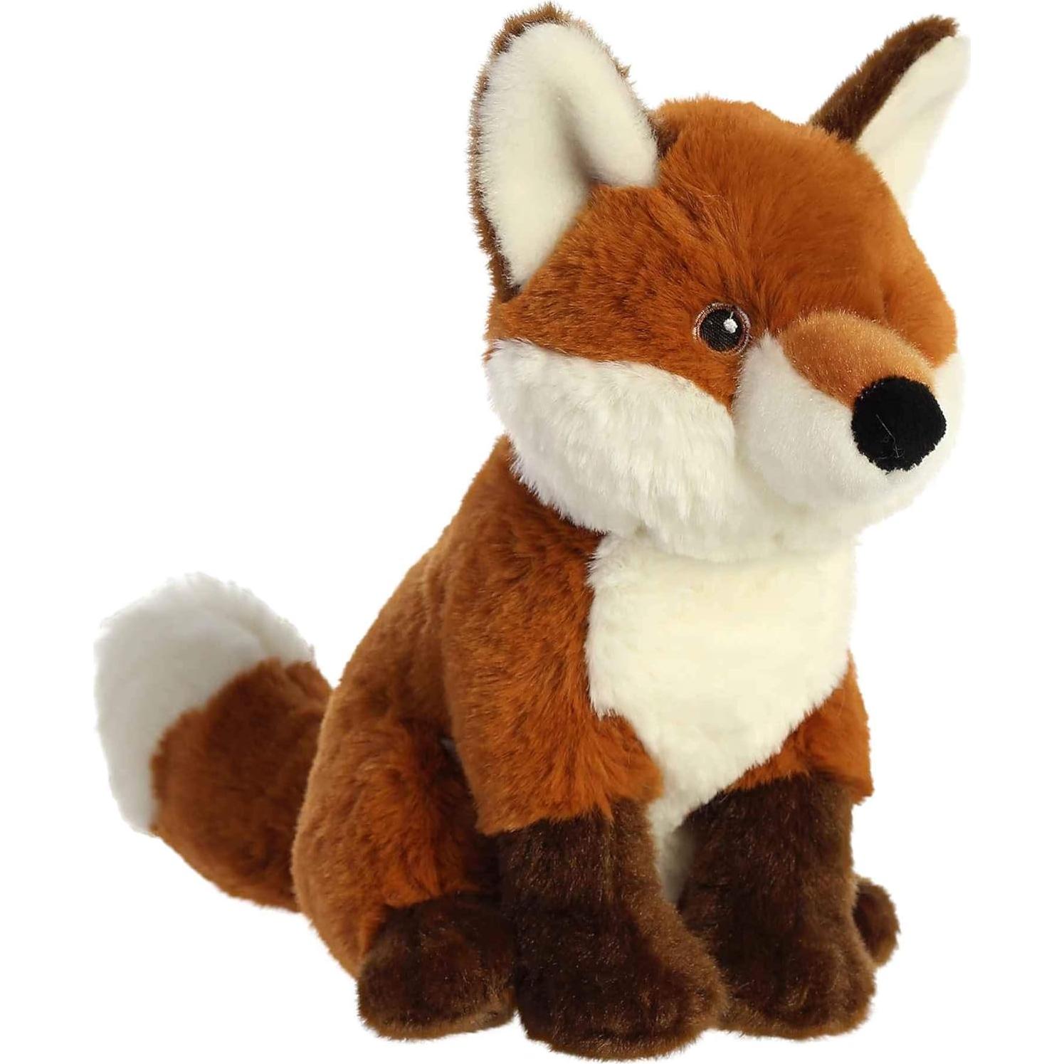 Peluche Zorro Aurora Eco Nation 22.86 cm Rojo Sostenible