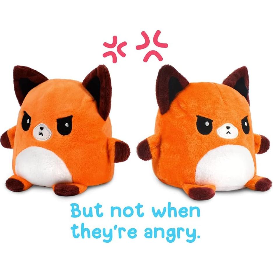 Peluche Reversible Magnético Zorro TeeTurtle 12.7 cm