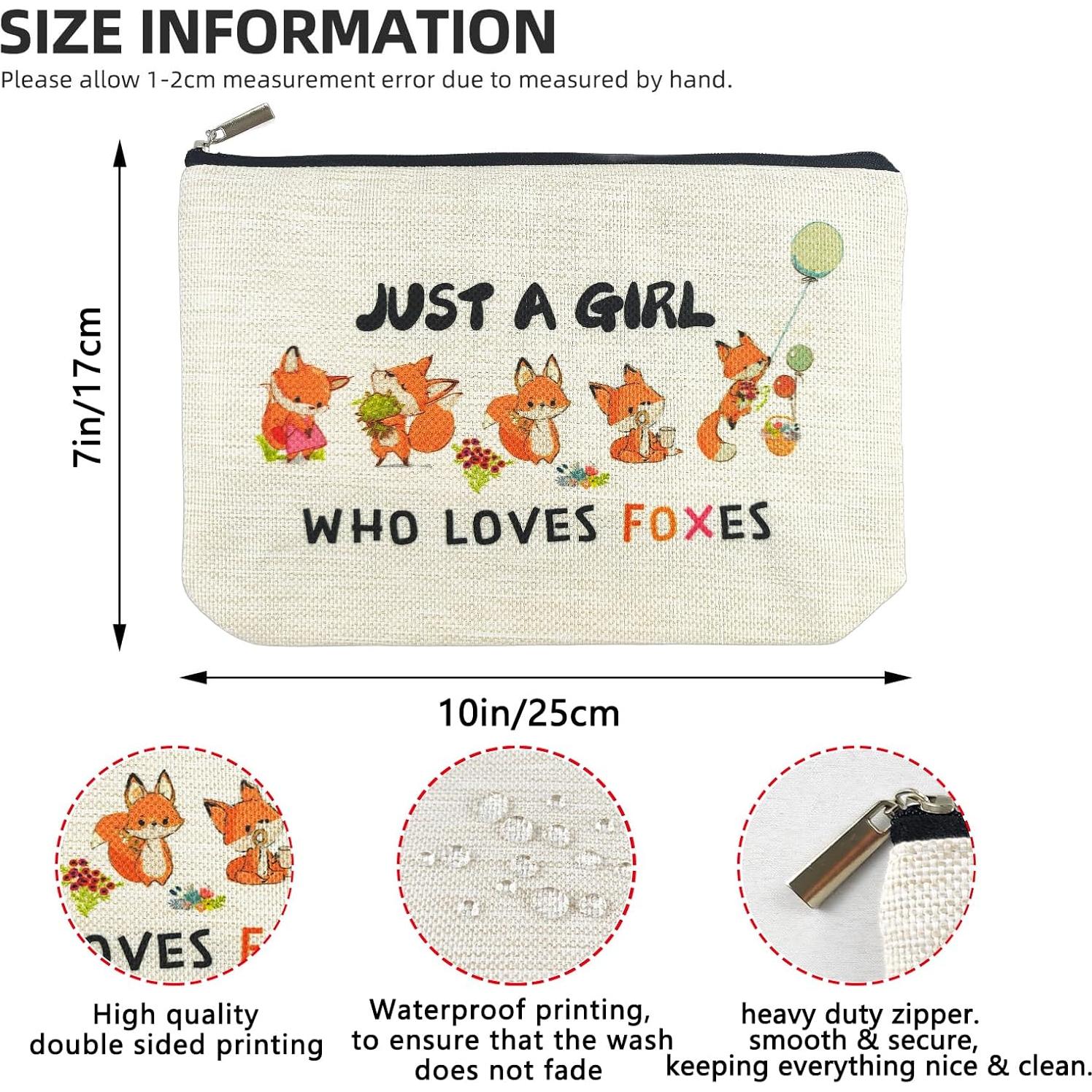 Neceser Cosmético Zorro Suemetic 25.4x17.8cm para Mujeres