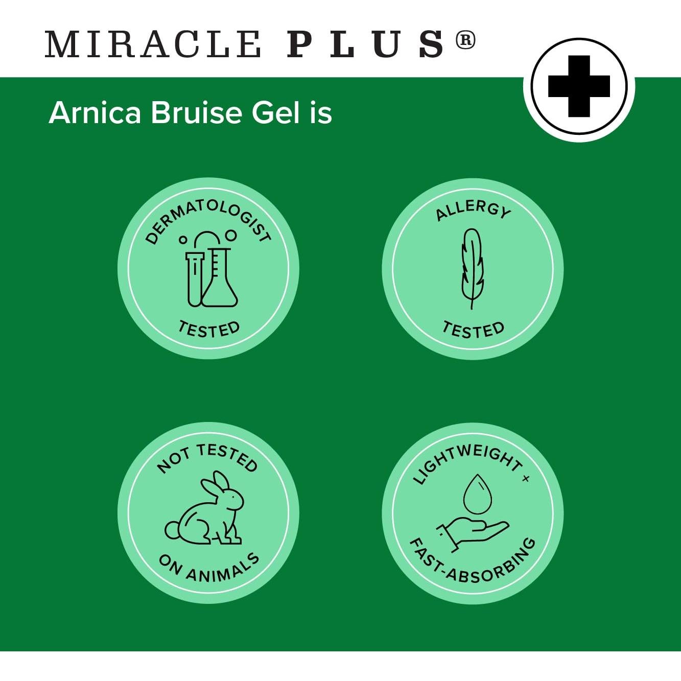 Gel Corporal para Moretones Miracle Plus Arnica 113.4 g