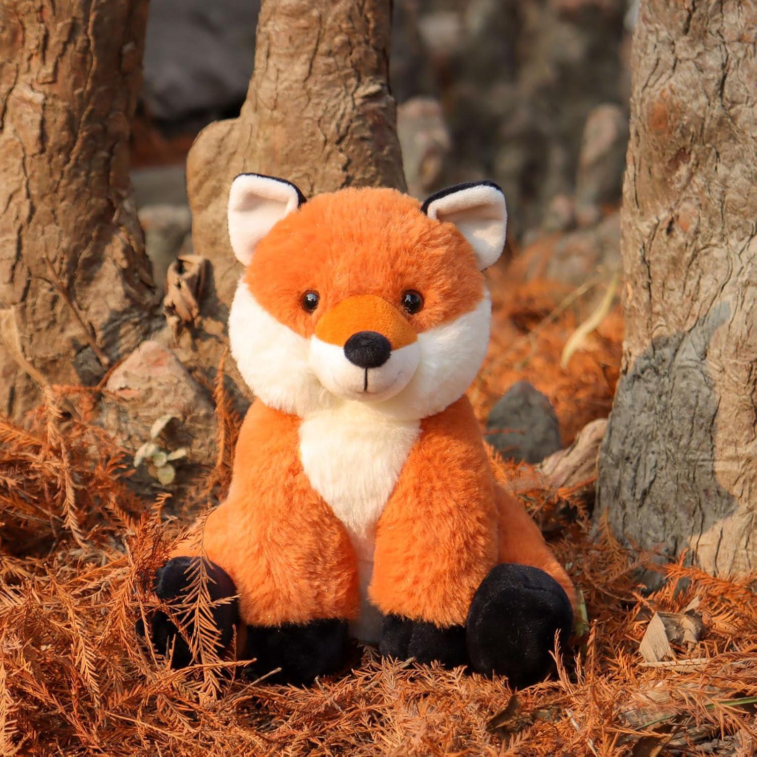 Zorro de Peluche Amarillo Apricot Lamb 20 cm Suave y Abrazable