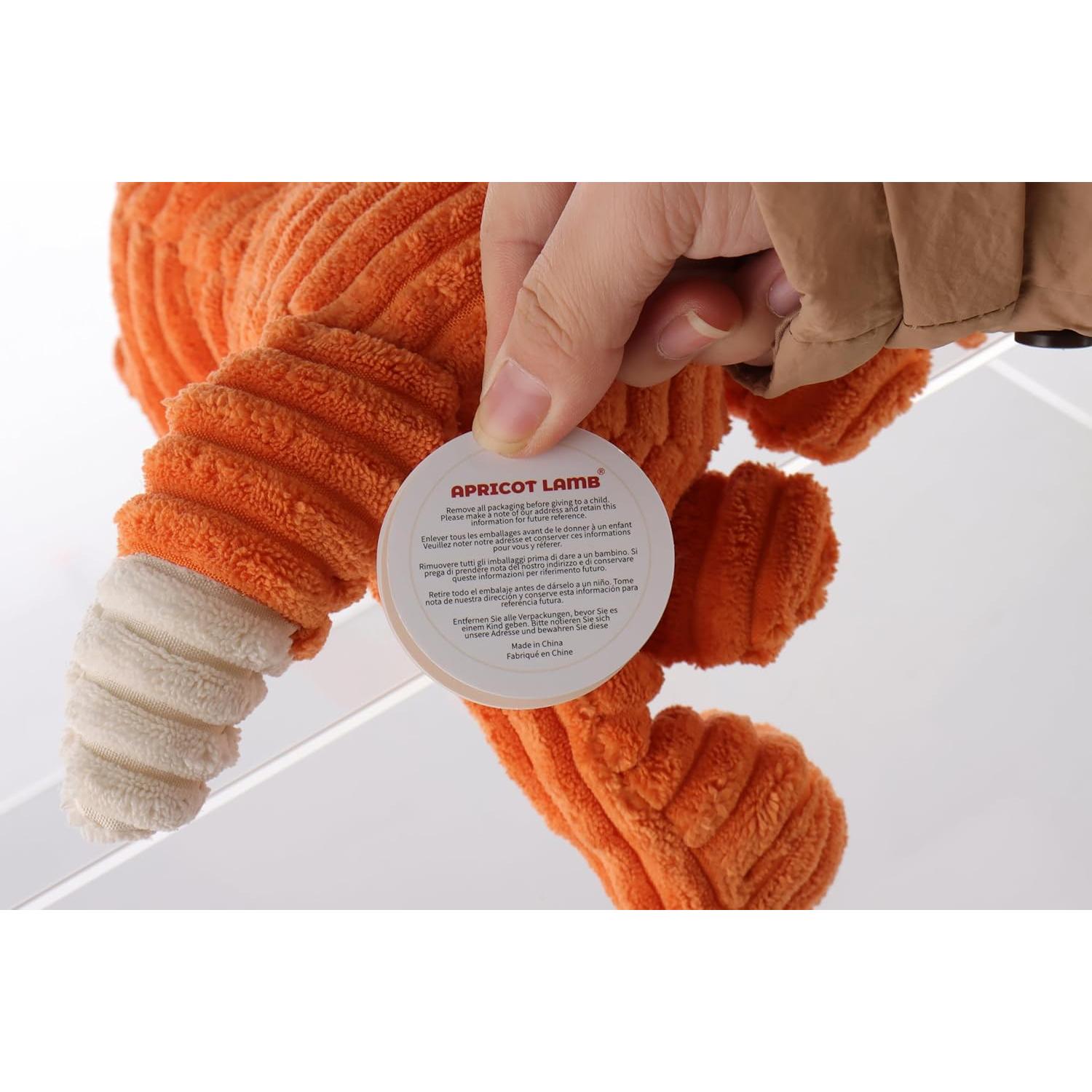 Zorro de Peluche Apricot Lamb 21.6 cm Naranja - Juguete Infantil