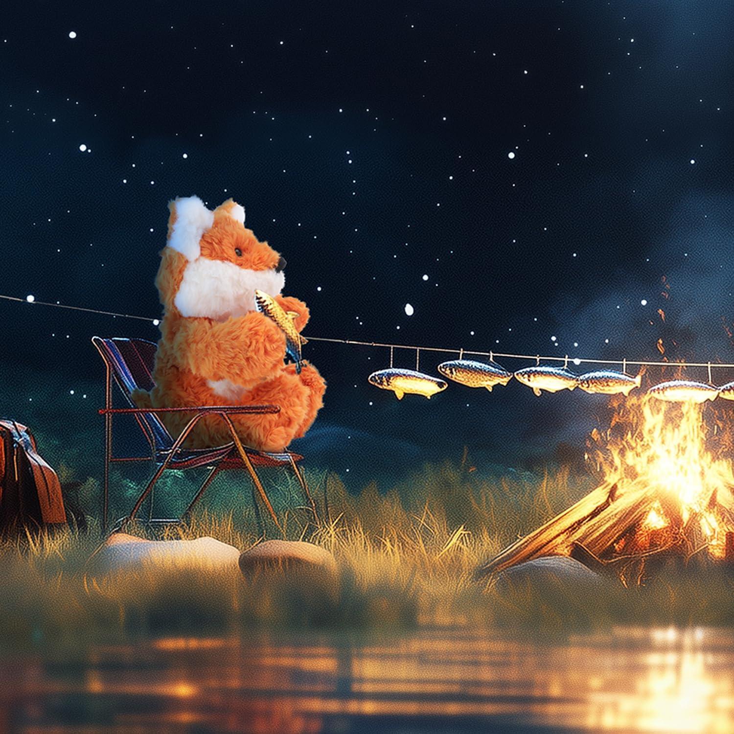 Zorro de Peluche Amarillo Apricot Lamb 20.32 cm