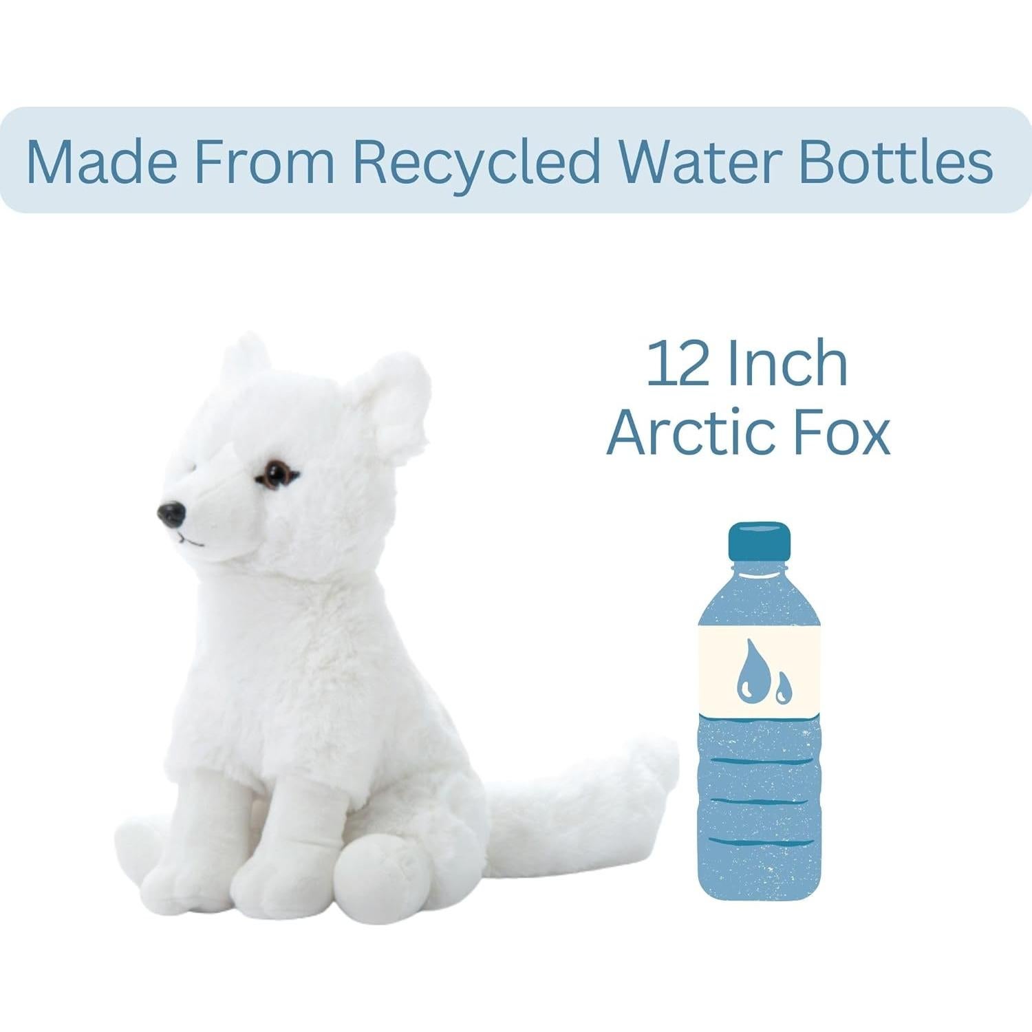 Peluche Zorro Ártico 30.48 cm El Zoológico de Caricias