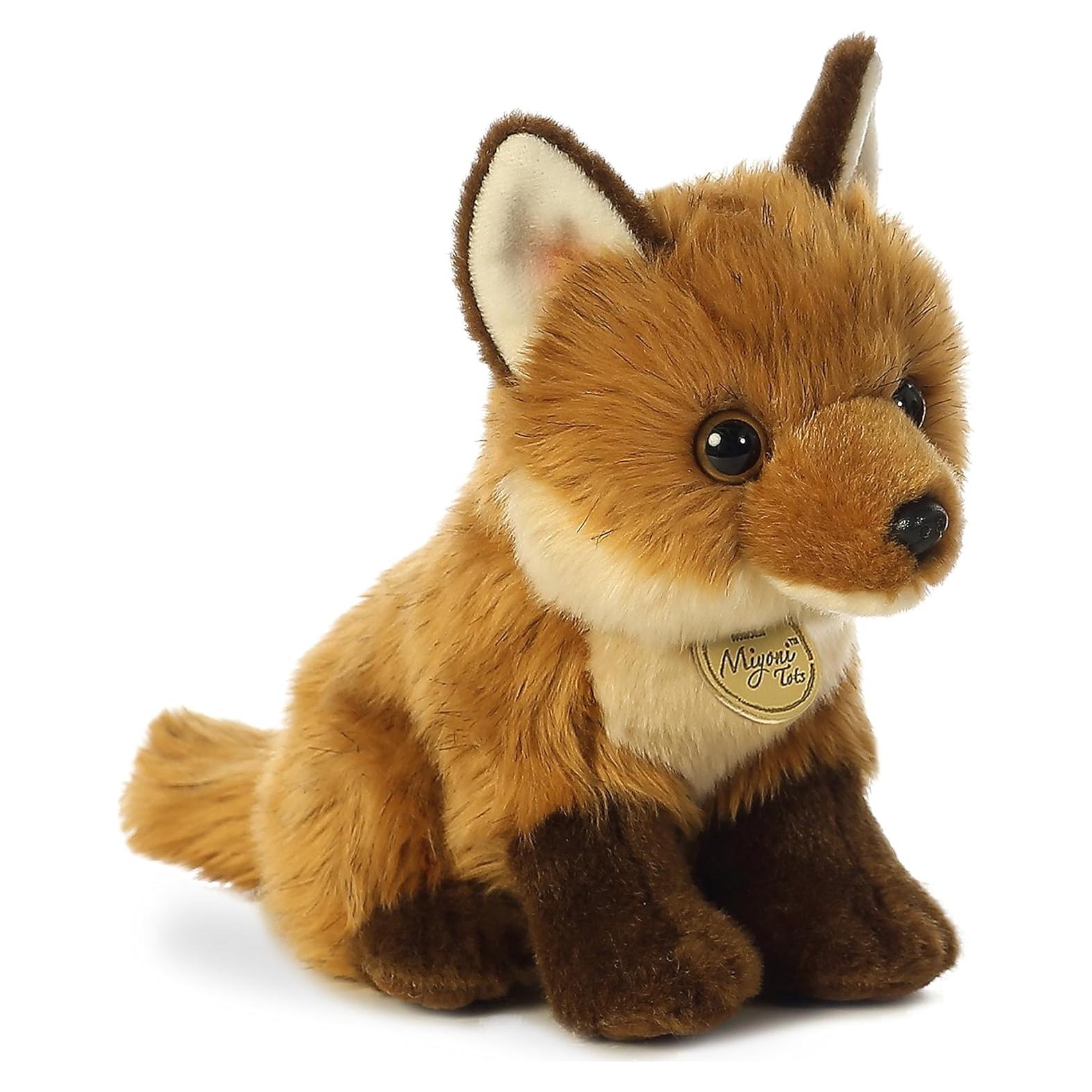Muñeco de Peluche Zorro Miyoni Aurora 11.4 cm Detalle Realista