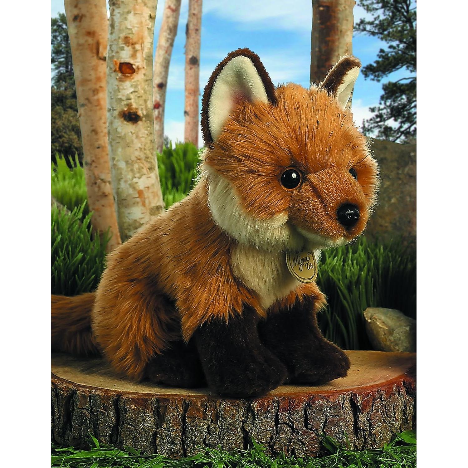 Muñeco de Peluche Zorro Miyoni Aurora 11.4 cm Detalle Realista