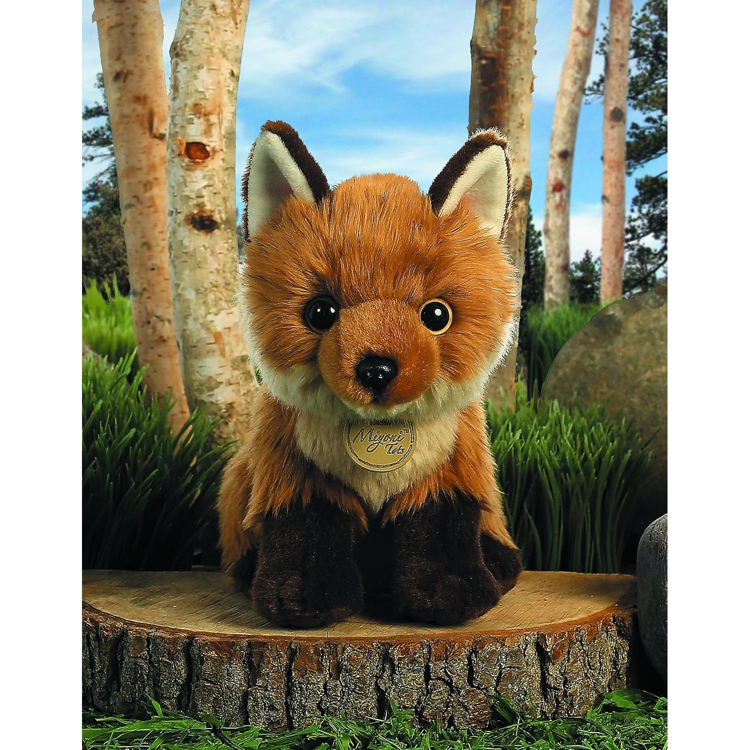 Muñeco de Peluche Zorro Miyoni Aurora 11.4 cm Detalle Realista