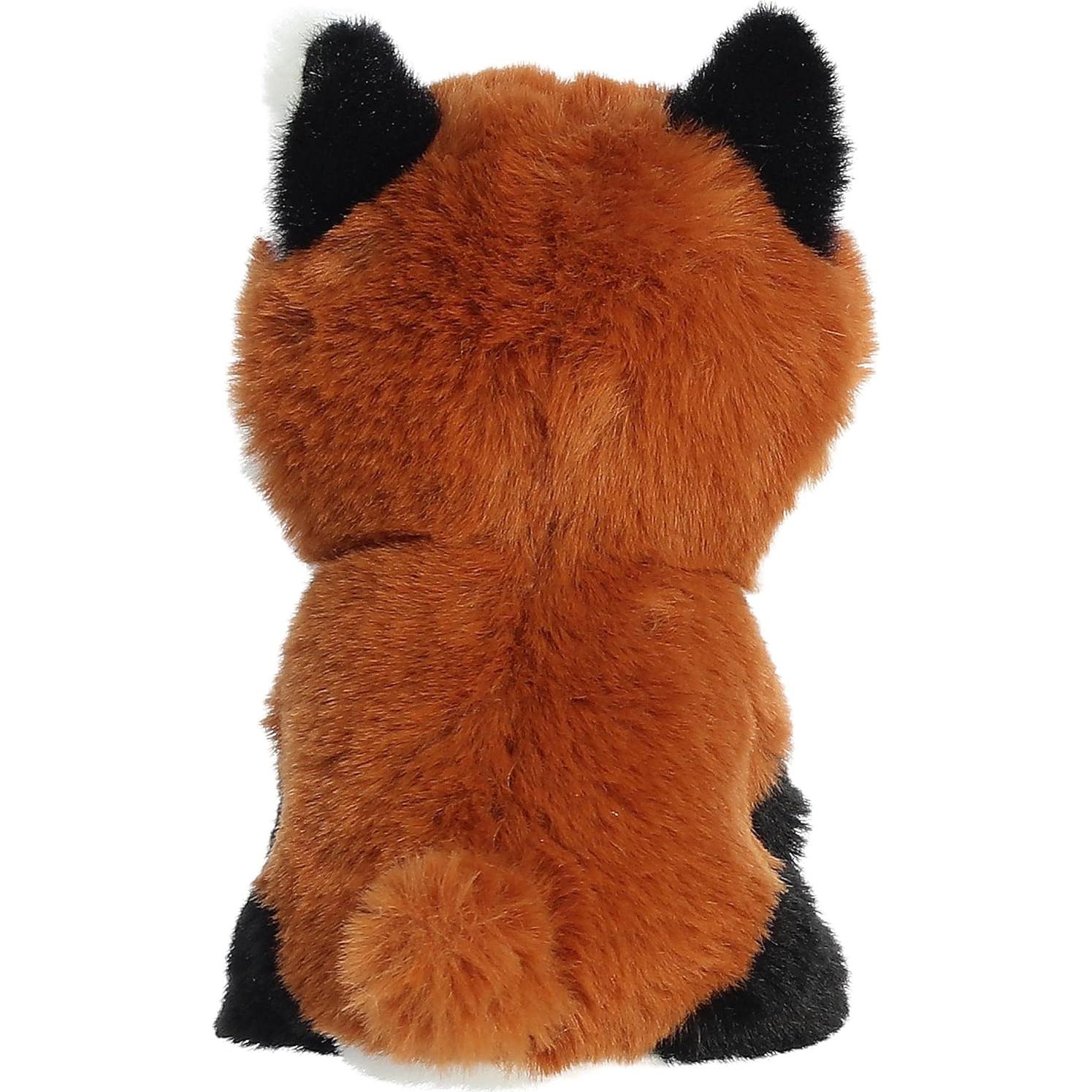 Mini Zorro de Peluche Aurora Eco Nation - Marrón 7.6 cm