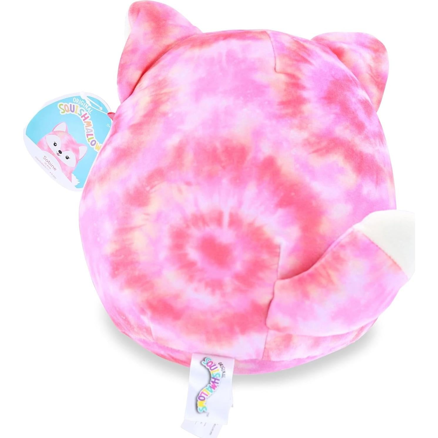 Peluche Squishmallows Kellytoy Zorro Sabine 20 cm Suave