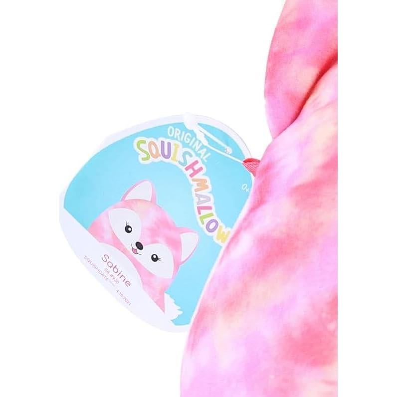 Peluche Squishmallows Kellytoy Zorro Sabine 20 cm Suave