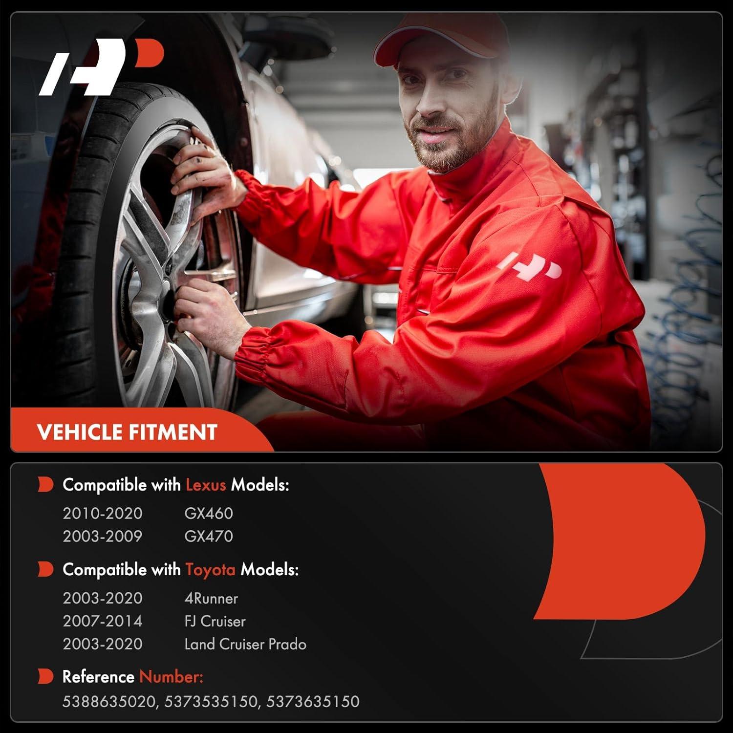 Guardias de Salpicaduras A-Premium para Toyota 4Runner 2003-2009