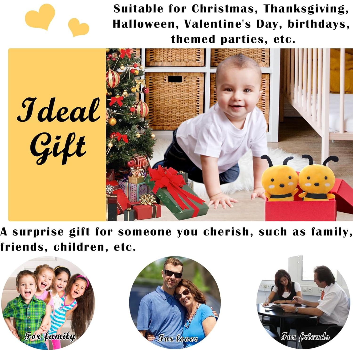 Juguete de Peluche Abeja Zhidiloveyou - 2 Piezas 20 cm