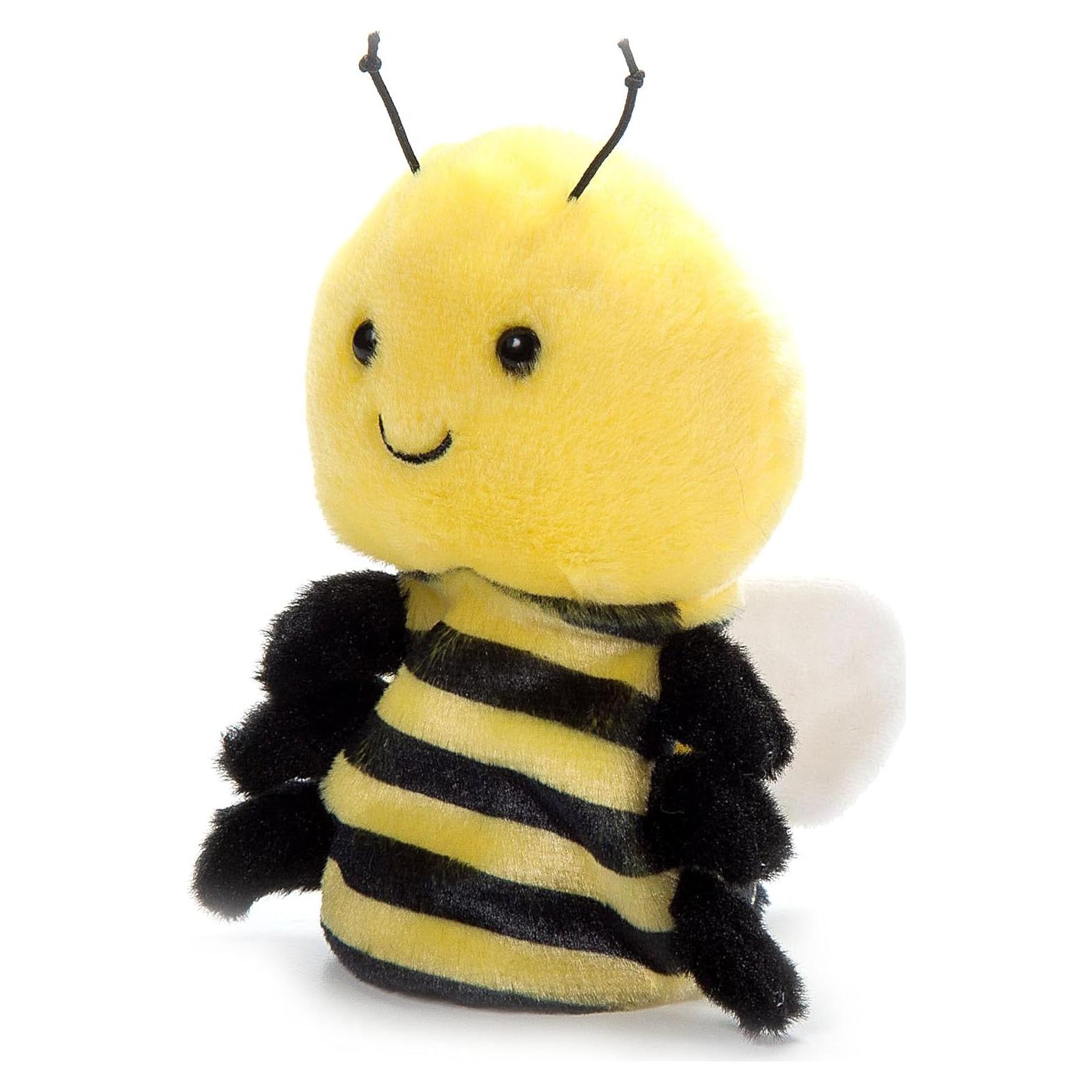 Peluche Abeja Amarilla El Zoológico de Caricias 15 cm