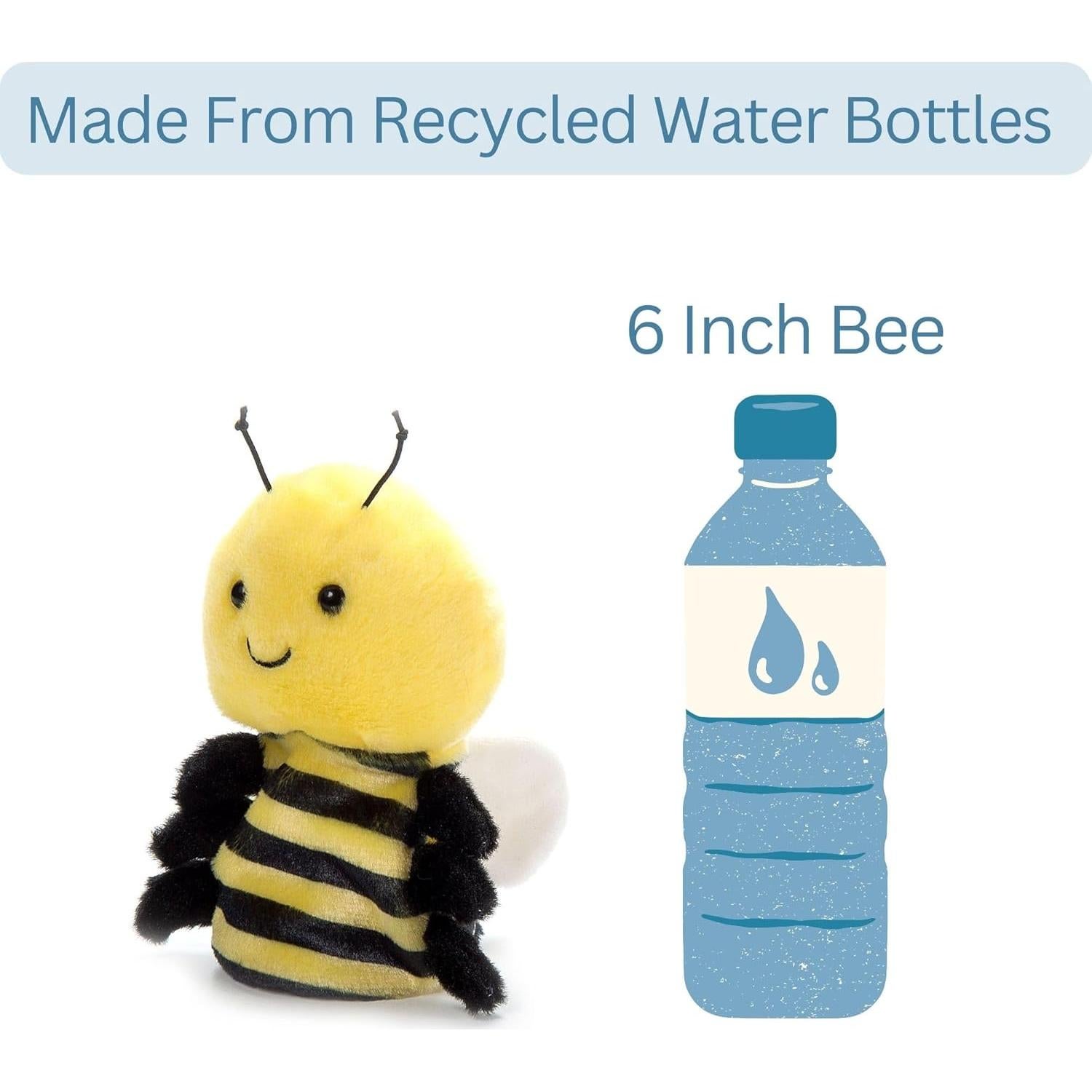 Peluche Abeja Amarilla El Zoológico de Caricias 15 cm