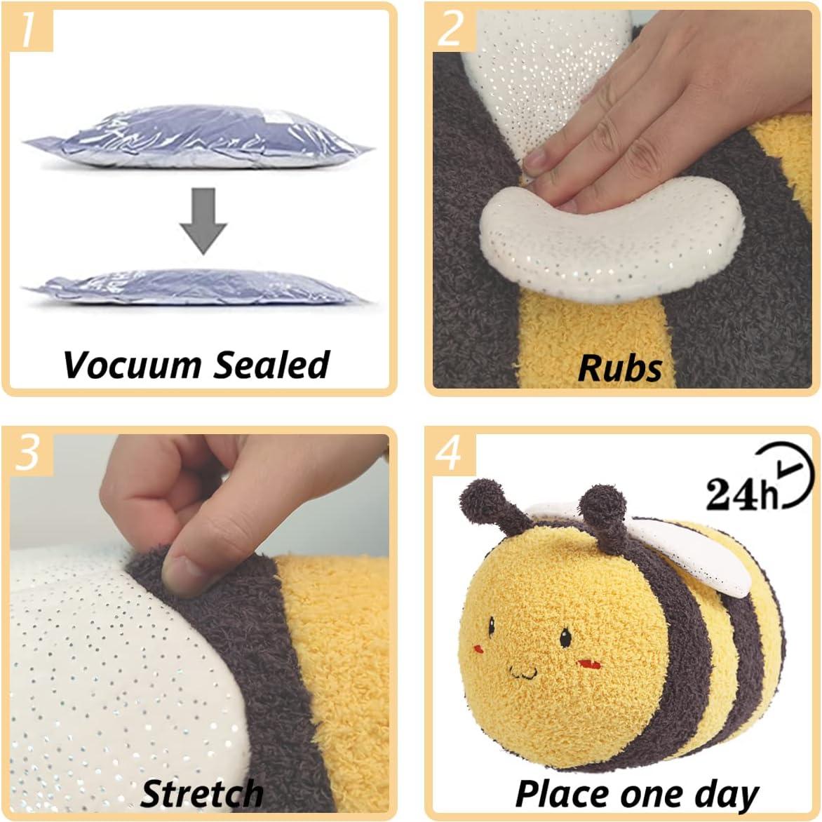 Juguete de Peluche Abeja ARELUX 35.56 cm Suave y Divertido