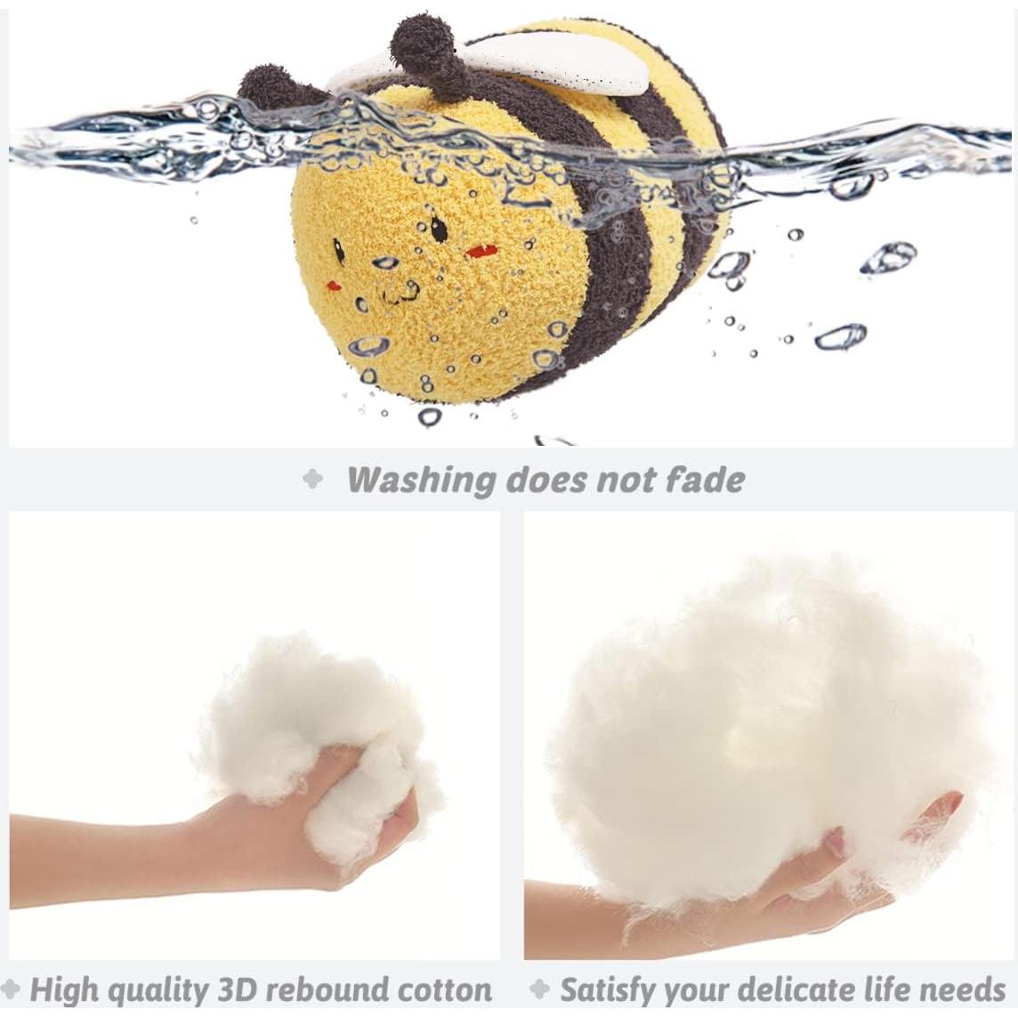 Juguete de Peluche Abeja ARELUX 35.56 cm Suave y Divertido