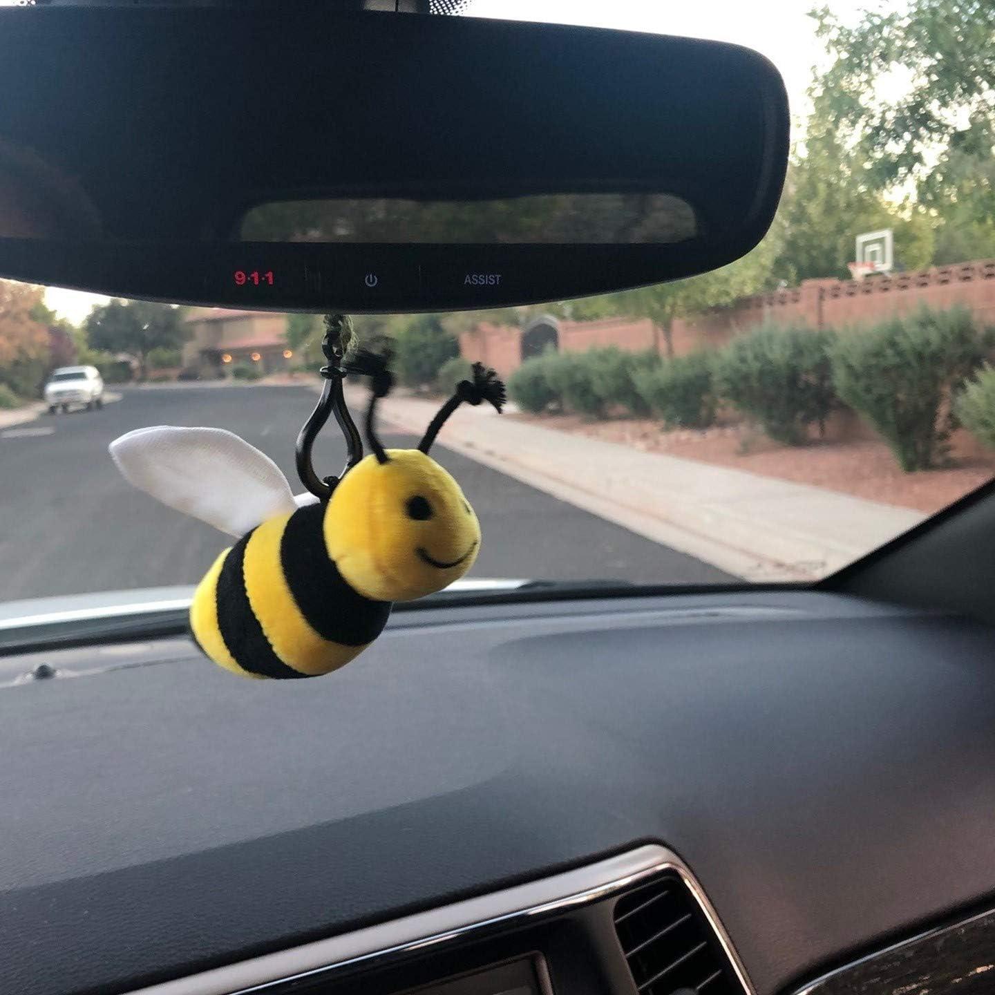 Juego de 5 Abejas de Peluche Suaves Bizzy Bees 12 cm