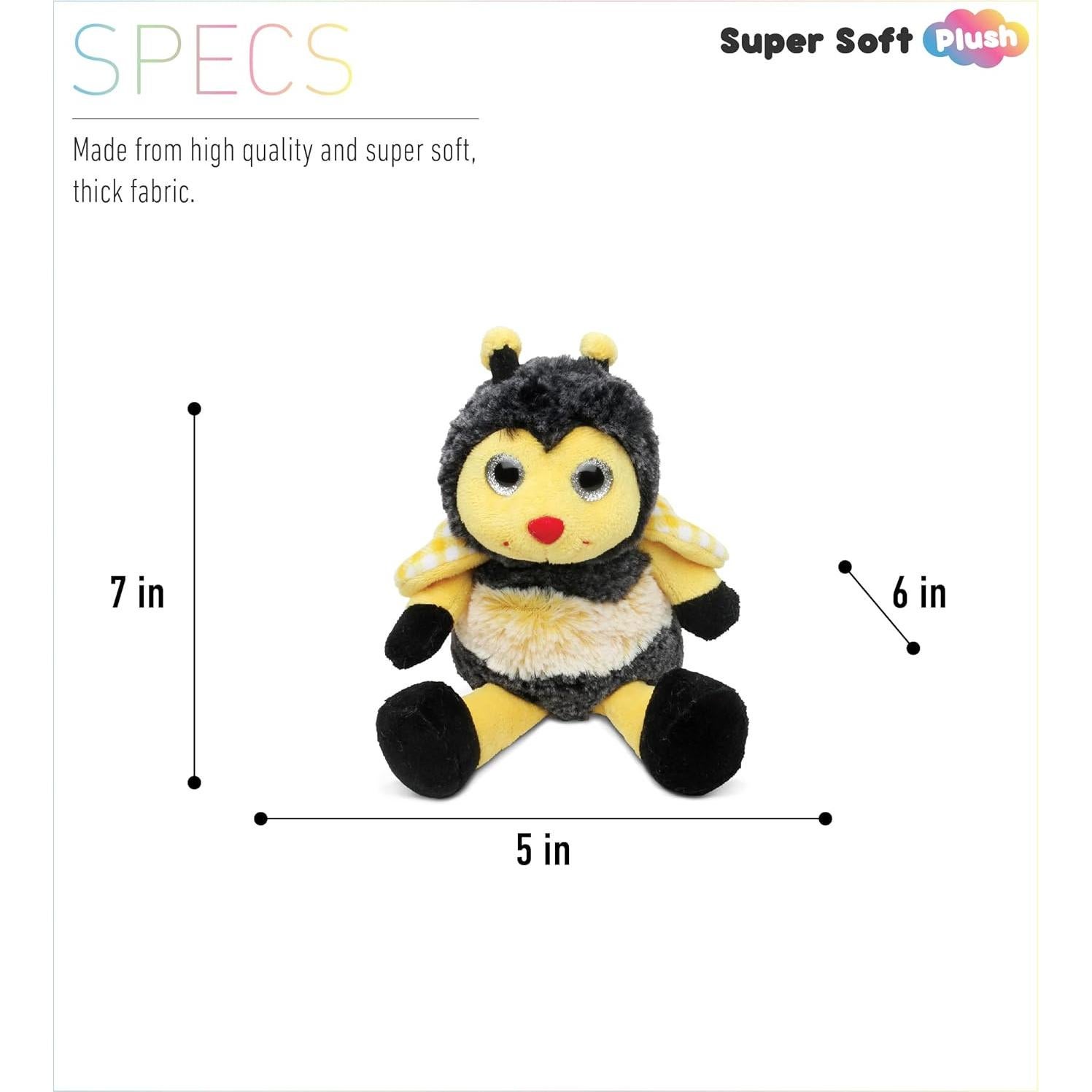 Animal de Peluche Abeja Sentada DolliBu 18 cm Suave