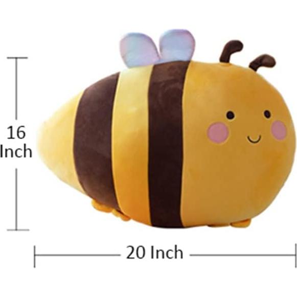 Almohada de Peluche Abeja Bombus 50.8 cm - Regalo para Niños