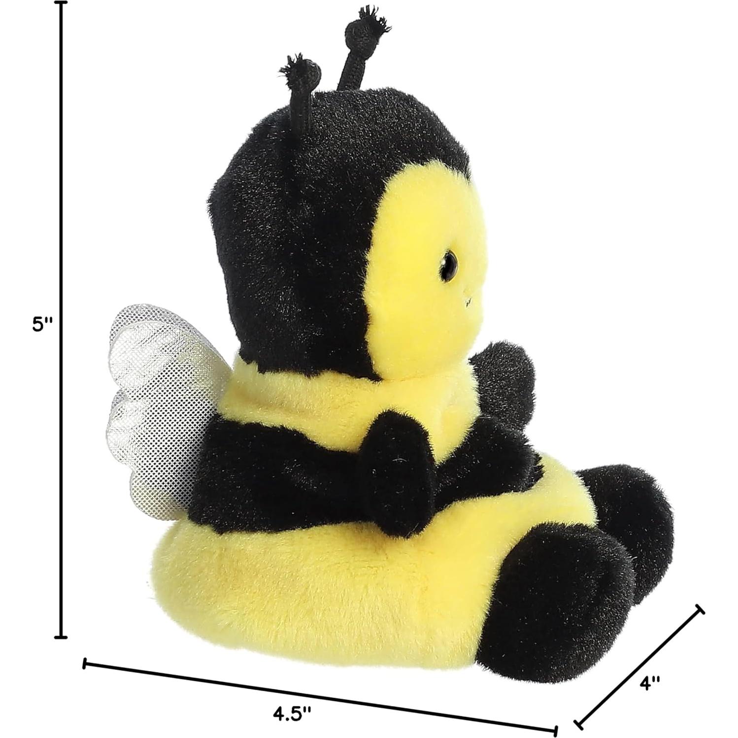 Peluche Aurora Palm Pals Queeny Bee 12.7 cm Amarillo