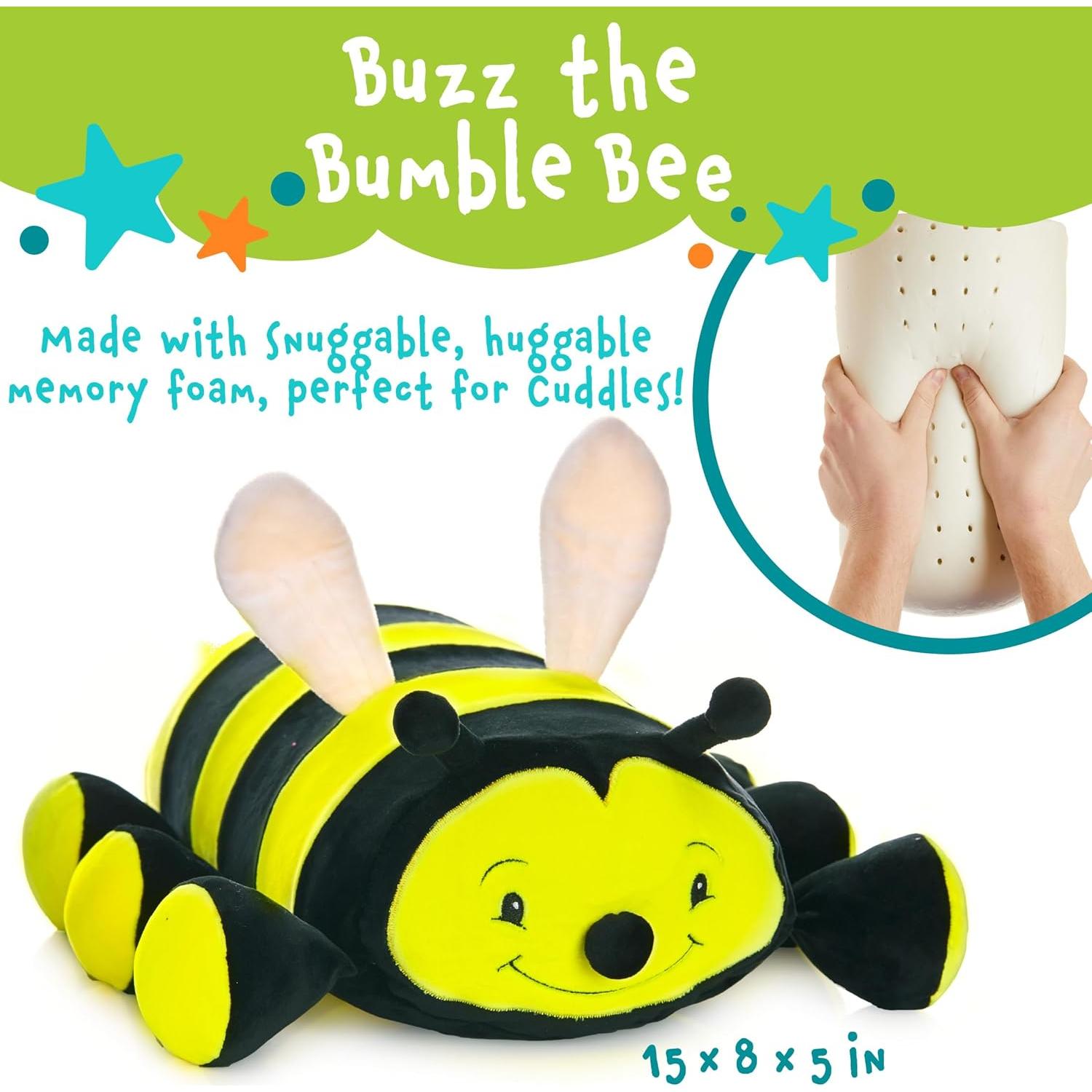 Almohada de Espuma de Memoria Buzz La Abeja 15" con Diario