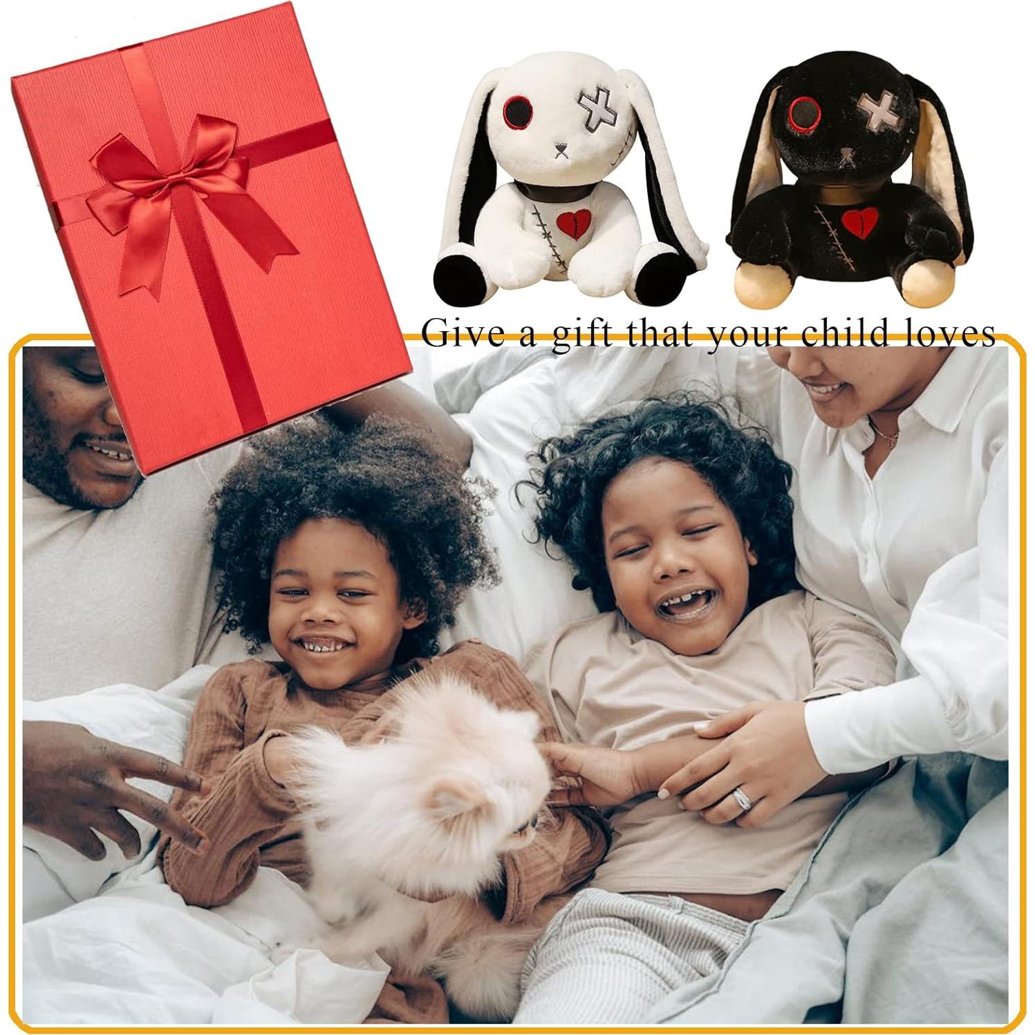 Muñeco de Peluche Conejo Blanco LVQING 30.5 cm Halloween