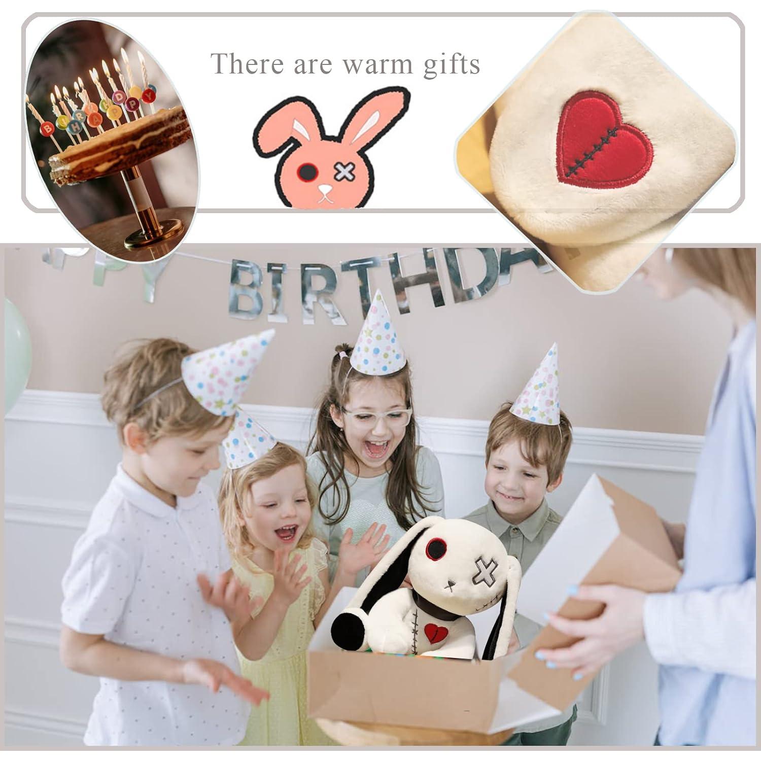 Muñeco de Peluche Conejo Blanco LVQING 30.5 cm Halloween